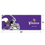 YouTheFan NFL Minnesota Vikings Logo Series Desk Pad SMU