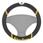FANMATS 18564 Pittsburgh Steelers Embroidered Steering Wheel Cover