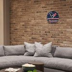 Houston Texans Jumbo Metal Distressed Bottle Cap Wall Sign – Limited Edition FOCO Texans Sign – Represent the NFL and Show Your Team Spirit with Licensed Houston Football Fan Gear