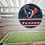 Houston Texans Jumbo Metal Distressed Bottle Cap Wall Sign – Limited Edition FOCO Texans Sign – Represent the NFL and Show Your Team Spirit with Licensed Houston Football Fan Gear