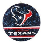 Houston Texans Jumbo Metal Distressed Bottle Cap Wall Sign – Limited Edition FOCO Texans Sign – Represent the NFL and Show Your Team Spirit with Licensed Houston Football Fan Gear