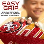 Franklin Sports NFL San Francisco 49ers Football - Youth Football - Mini 8.5" Rubber Ball - Perfect for Kids - Team Logos and Colors