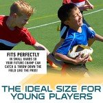 Franklin Sports NFL Jacksonville Jaguars Football - Youth Football - Mini 8.5" Rubber Ball - Perfect for Kids - Team Logos and Colors