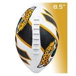 Franklin Sports NFL Jacksonville Jaguars Football - Youth Football - Mini 8.5" Rubber Ball - Perfect for Kids - Team Logos and Colors