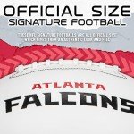 Franklin Sports NFL Atlanta Falcons Autograph Football - Official Size White Panel Souvenir Football for Autographs + Signatures - NFL Team Fan Shop Memorabilia Ball for Display