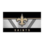 Rico Industries NFL Football New Orleans Saints 20oz Stainless Steel Tumbler with Lid - Great For Coffee, Tea, Water or Cocktails