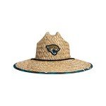 FOCO mens Nfl Team Logo Floral Sun Straw Hat, Team Logo, One Size US