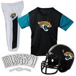 Franklin Sports Jacksonville Jaguars Kids NFL Uniform Set - Youth NFL Team Jersey, Helmet, Pants + Apparel Costume - Official Gear -Youth Small
