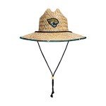FOCO mens Nfl Team Logo Floral Sun Straw Hat, Team Logo, One Size US