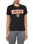 adidas Women's FC Short Sleeve Pre-Game T-Shirt, Black/Atlanta United, Medium