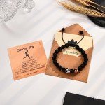 EFVISD Soccer Bracelet for Teenage Boys, Boys Soccer Gifts for Teen Boys Son Grandson Brother Nephew Friend Soccer Players