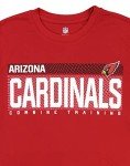New Era NFL Men's MEASURED LS POLY DRI-TEK TEE CARDINALS CARDINAL Size MXXL