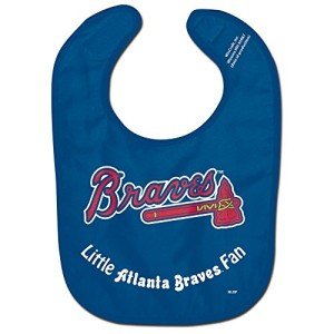 WinCraft MLB Atlanta Braves WCRA0115614 All Pro Baby Bib