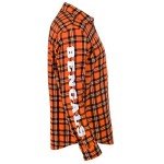 FOCO Cincinnati Bengals Wordmark Basic Flannel Shirt Double Extra Large