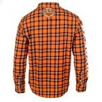 FOCO Cincinnati Bengals Wordmark Basic Flannel Shirt Double Extra Large