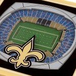 YouTheFan NFL New Orleans Saints 3D StadiumView Coasters - Mercedes-Benz Superdome