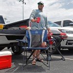 Kijaro Sports Fan Folding Chair, 26" L x 35.5" W x 37" H, Dallas Cowboys