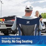 Kijaro Sports Fan Folding Chair, 26" L x 35.5" W x 37" H, Dallas Cowboys