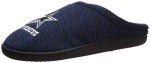 FOCO NFL Dallas Cowboys Men's Poly Knit Cup Sole Slipper, Team Color, Large (11-12)