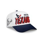 FOCO Men's Houston Texans Cap NFL Team Logo Lineman Marquee RF Hat, White