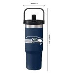 FOCO Seattle Seahawks NFL 30 oz Straw Tumbler