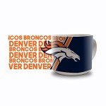 Rico Industries NFL Football Denver Broncos 14 oz Metro Ceramic Coffee Mug
