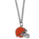 NFL Siskiyou Sports Fan Shop Cleveland Browns Chain Necklace with Small Charm 22 inch Team Color