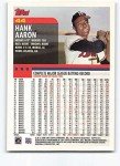 2000 Topps #44 Hank Aaron NM-MT Atlanta Braves Baseball