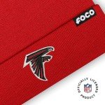 FOCO Men's Atlanta Falcons NFL Logo Basic Beanie Hat, Team Color