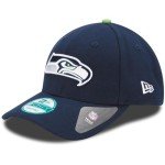 New Era NFL The League 9FORTY Adjustable Hat Cap One Size (US, Alpha, One Size, Seattle Seahawks - Navy)