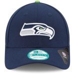 New Era NFL The League 9FORTY Adjustable Hat Cap One Size (US, Alpha, One Size, Seattle Seahawks - Navy)