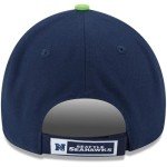 New Era NFL The League 9FORTY Adjustable Hat Cap One Size (US, Alpha, One Size, Seattle Seahawks - Navy)