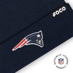 FOCO Men's New England Patriots NFL Logo Basic Beanie Hat, Team Color