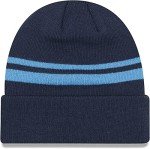 New Era Unisex-Adult NFL Official Sport Knit Classic Striped Knit Beanie Cold Weather Hat (Tennessee Titans)