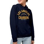 Junk Food Clothing x NFL - Los Angeles Chargers - Classic Team Logo - Unisex Adult Pullover Fleece Hoodie for Men and Women - Size Large