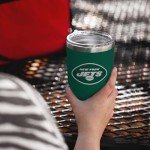 FOCO New York Jets NFL Team Logo 30 oz Tumbler - Green