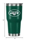 FOCO New York Jets NFL Team Logo 30 oz Tumbler - Green