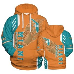 QUVAEKW Cool Football Hoodie for Men, Classic Pullover Hooded Sweatshirts, Sport Apparel for Fans Gift