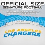 Franklin Sports NFL Los Angeles Chargers Autograph Football - Official Size White Panel Souvenir Football for Autographs + Signatures - NFL Team Fan Shop Memorabilia Ball for Display