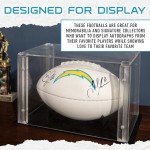 Franklin Sports NFL Los Angeles Chargers Autograph Football - Official Size White Panel Souvenir Football for Autographs + Signatures - NFL Team Fan Shop Memorabilia Ball for Display