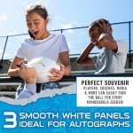 Franklin Sports NFL Los Angeles Chargers Autograph Football - Official Size White Panel Souvenir Football for Autographs + Signatures - NFL Team Fan Shop Memorabilia Ball for Display