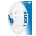 Franklin Sports NFL Detroit Lions Autograph Football - Official Size White Panel Souvenir Football for Autographs + Signatures - NFL Team Fan Shop Memorabilia Football for Display