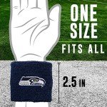 Franklin Sports NFL Embroidered Wristbands, Team Specific, OSFM