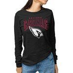 Junk Food Clothing x NFL - Arizona Cardinals - Bold Logo - Unisex Adult Long Sleeve T-Shirt for Men and Women - Size Large