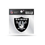 Rico Industries NFL Las Vegas Raiders 4"x4" Small Style Decal