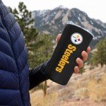 Rico Industries NFL Football Pittsburgh Steelers 18oz Soft Touch, Easy Grip Tumbler