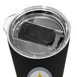 Rico Industries NFL Football Pittsburgh Steelers 18oz Soft Touch, Easy Grip Tumbler