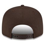 New Era NFL 9FIFTY Team Color Adjustable Snapback Hat Cap - One Size (US, Alpha, One Size, Cleveland Browns - Brown)