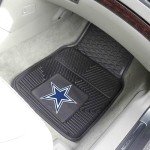 FANMATS - 8274 NFL Dallas Cowboys Vinyl Heavy Duty Car Mat,Set of two, 18"x27"