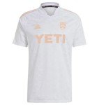 adidas Austin FC MLS Men's Condivo21 Short Sleeve Soccer Jersey, White/Glow Pink Large